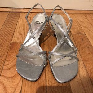 stuart weitzman y2k glitter kitten heel